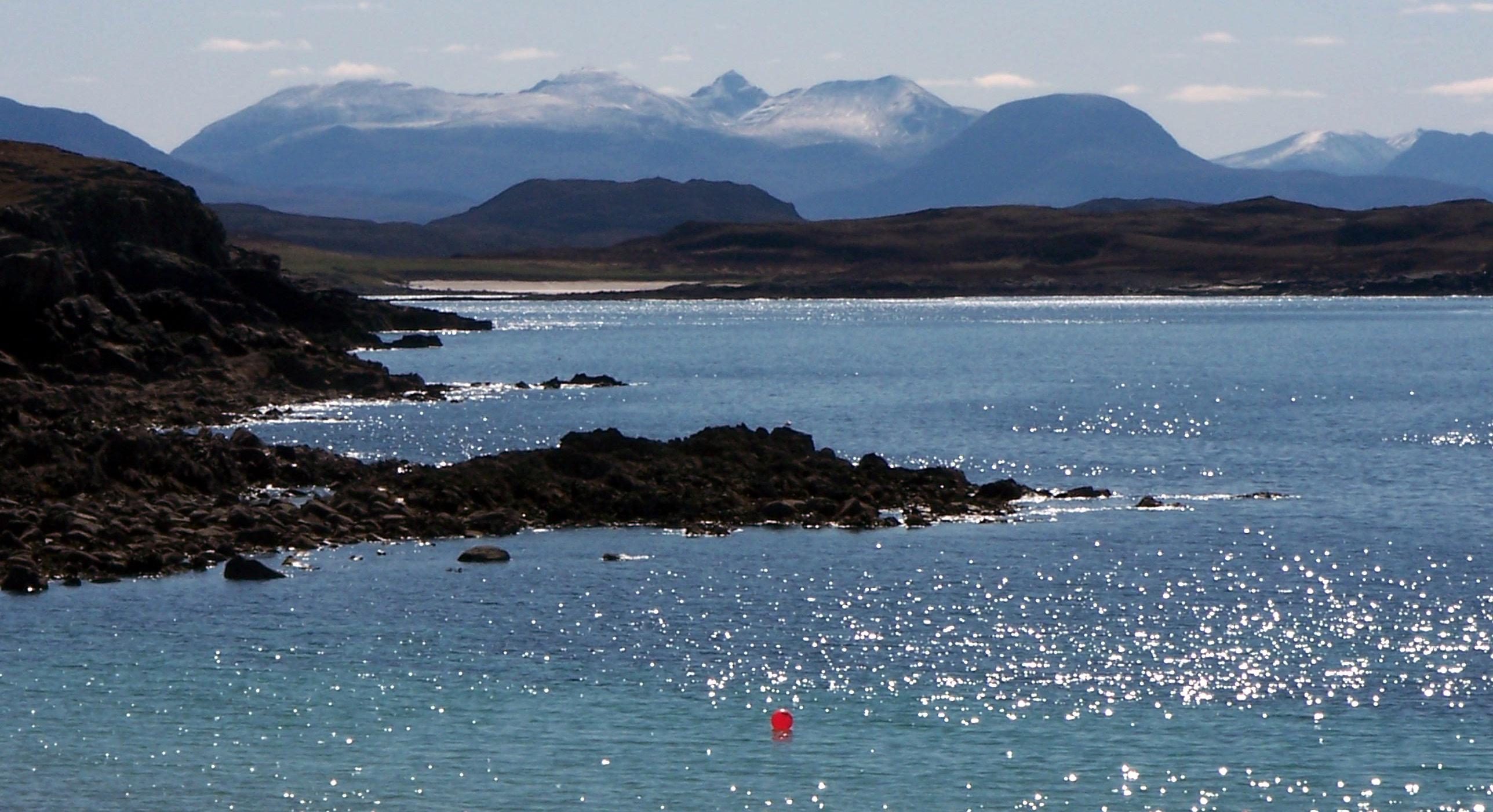 View across the Bay of Sail Mhor