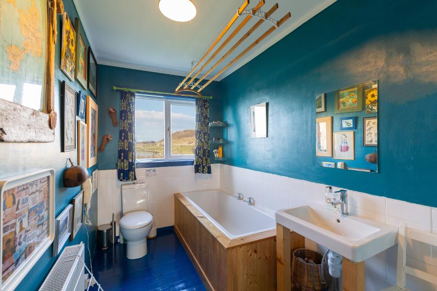 Blue Loch-side Bath & Shower room